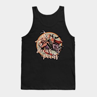 Retro Vintage horror film Funny Men Tank Top